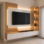 Centro de tv melamina decorativo 5