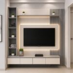 Centro de tv melamina decorativo 5