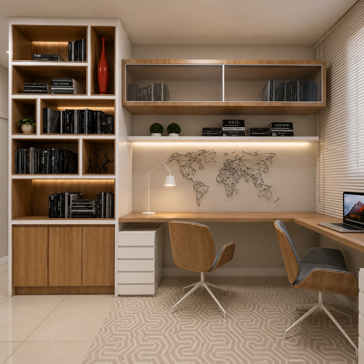 Estudio melamina decorativo 3