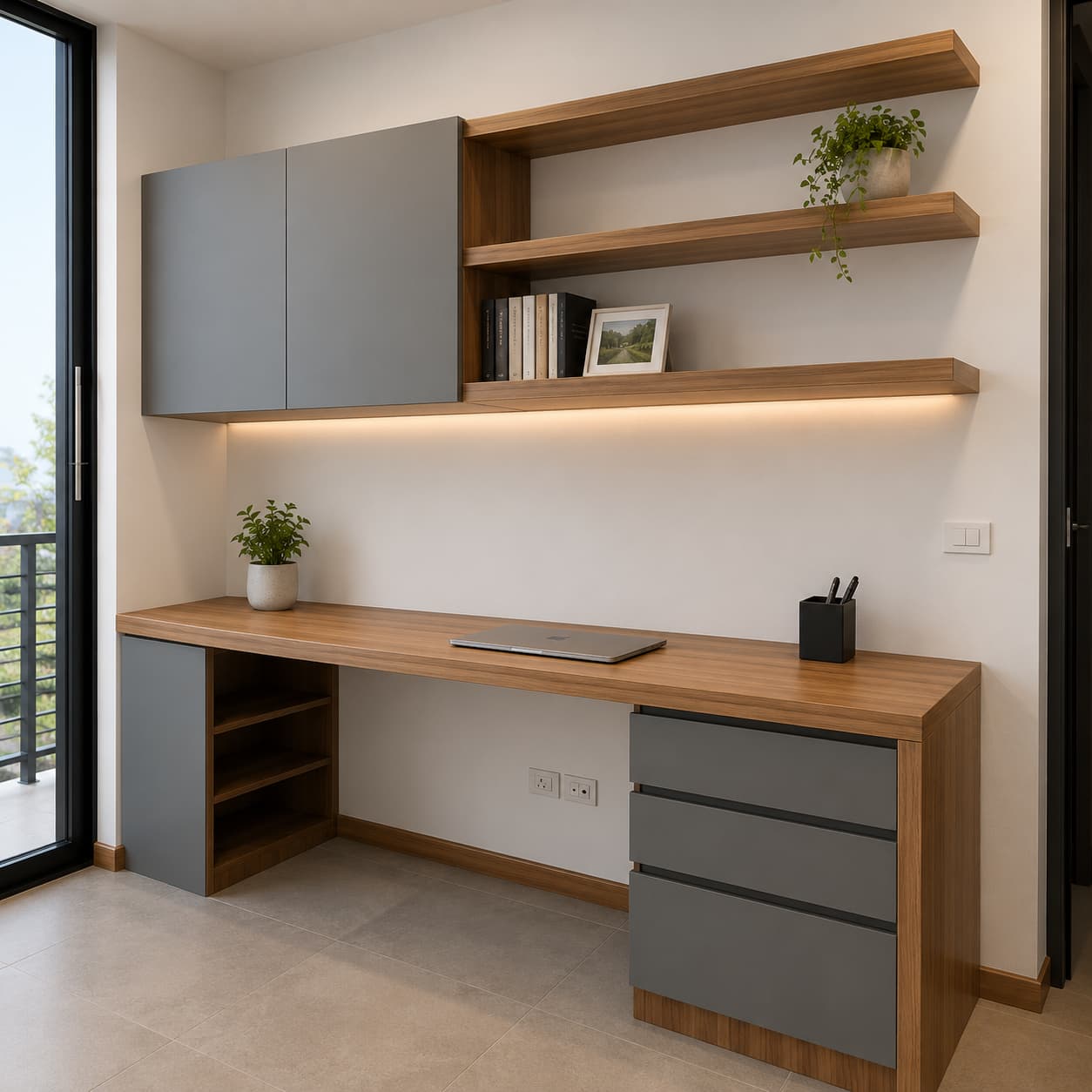 Estudio melamina decorativo 5