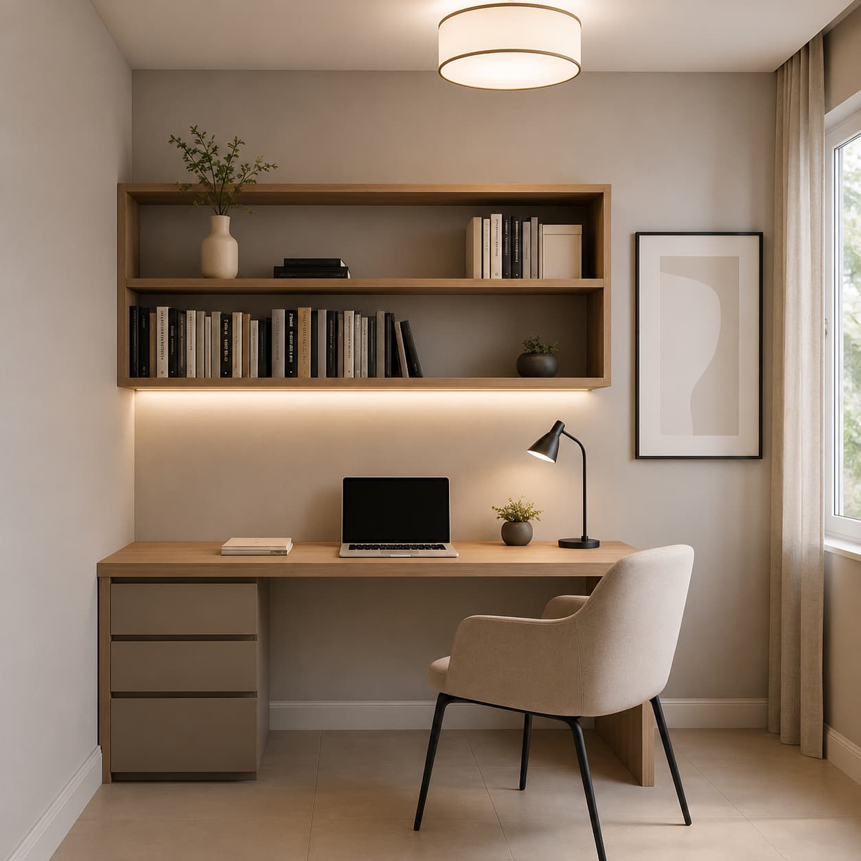 Estudio melamina decorativo 8