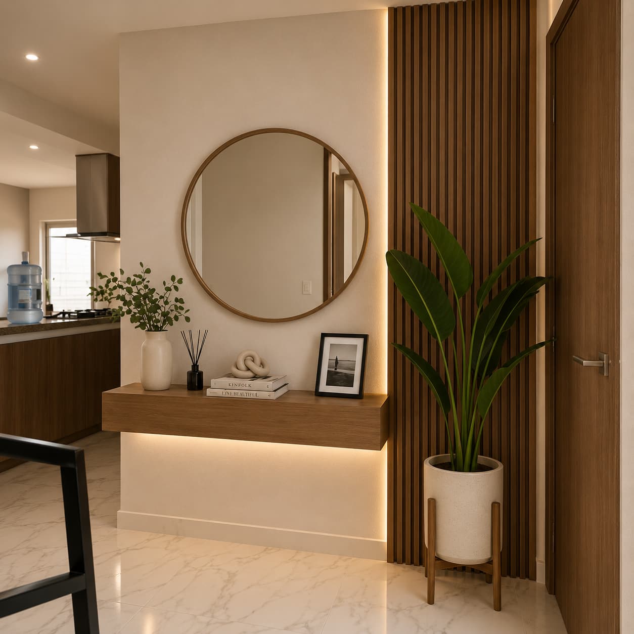 Recibidor melamina decorativo 6