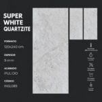 plancha super white quartzite