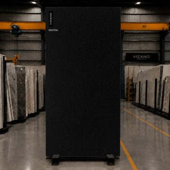 Piedra Sinterizada Pure Black (Vizano Formato 120x270 cm)