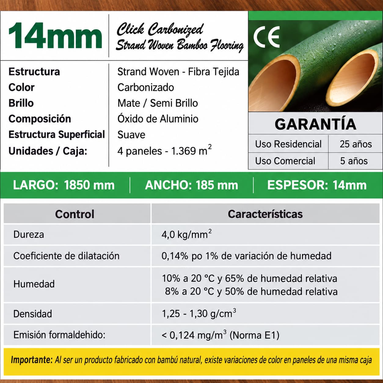 ficha tecnica natubambu